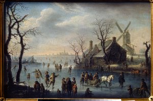 Patineurs - Claes  Molenaer