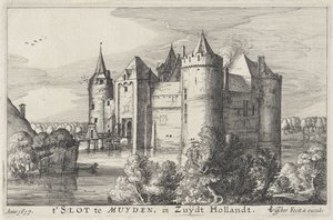 Vue du Muiderslot (Kastelen te Holland en Utrecht)