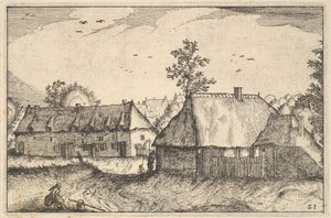 Grands hangars, planche 21 de Regiunculae et Villae Aliquot Ducatus Brabantiae, vers 1610