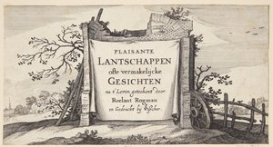 Page de titre de "Paysages avec villages près d