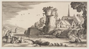 Tour de guet au bord d