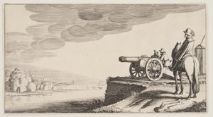 Tour de guet sur une rivière, extrait de Paysages (Playsante Lantschappen) - Claes Jansz. Visscher II