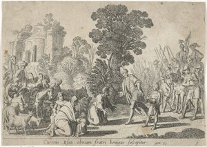 Réconciliation de Jacob et Ésaü - Claes Moeyaert