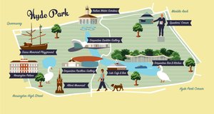 Carte de Hyde Park - Claire Huntley