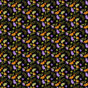 Motif de Feuilles Nocturnes - Claire Huntley