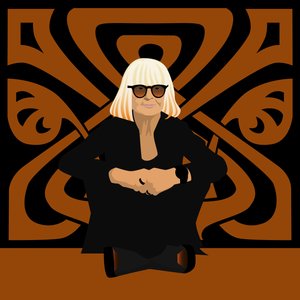 Portrait de Barbara Hulanicki, créatrice de mode, fondatrice de Biba, designer d