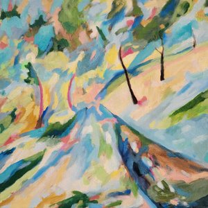 Un sentier sinueux et animé - Claire Whitehead