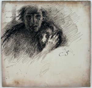 Mère protégeant son enfant