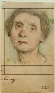 Autoportrait en face - Clara Siewert