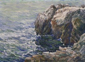 Cap d’Antibes, Côte d’Azur (oil on canvas)