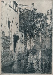 Canal San Agostino, Venise, vers 1905 1914-1915 - Clarence Gagnon