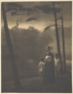Soirée—Mère et garçons - Clarence H. White