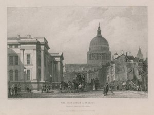 Le bureau de poste et la cathédrale Saint-Paul - Clarkson Frederick Stanfield