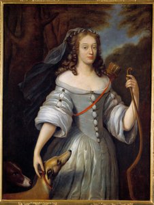 Portrait de Louise Françoise de la Baume le Blanc, Madame de la Vallière - Claude (after) Lefebvre