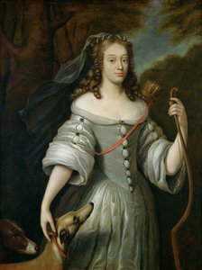 Portrait de Françoise Louise de la Baume le Blanc (1644-1710) Duchesse de Vaujour, également connue sous le nom de Mademoiselle de la Vallière - Claude (attr. to) Lefebvre