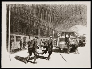 Débarquement en Angleterre, 1917 - Claude Allin Shepperson