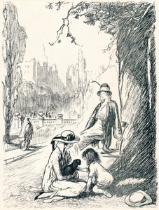Dans les jardins de Kensington - Étape six, vers 1920 - Claude Allin Shepperson