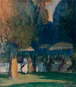 Dans les jardins de Kensington, 1914