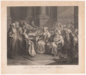 Le Concert du Grand Sultan - Claude Antoine Littret de Montigny