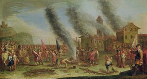 La misère de la guerre. Le bûcher - Claude Callot