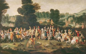 La Duchesse de Lorraine à la chasse