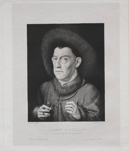 Homme avec un œillet