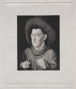 Homme avec un œillet