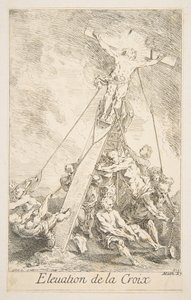 Élévation de la Croix - Claude Gillot, Jacques Gabriel Huquier