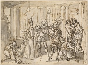 Une performance de la Commedia dell