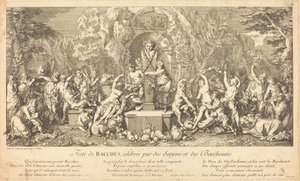 Fête de Bacchus, célébrée par des Satyres et des Bacchantes
