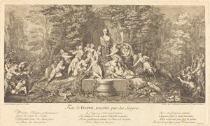 Fête de Diane, troublée par des satyres