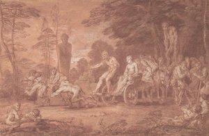 La procession arrêtée - Claude Gillot