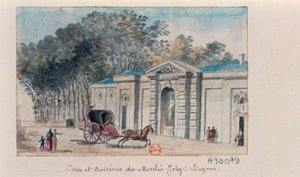 Claude Henri Watelet - Cour et cuisines du Moulin Joly