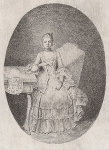 Portrait de Marguerite Le Comte, 1764 - Claude Henri Watelet