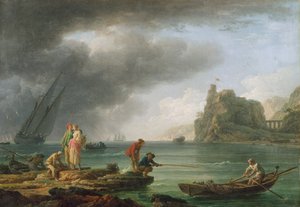 Scène de côte - Claude Joseph Vernet