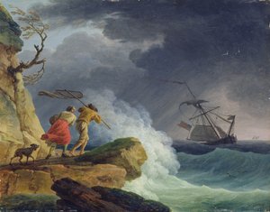 Scène côtière dans une tempête, 1782