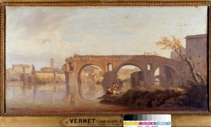 Le Ponte Rotto à Rome - Claude Joseph Vernet