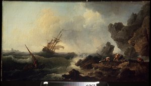Orage en mer - Claude Joseph Vernet