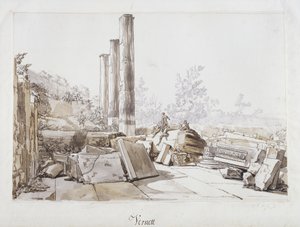 Ruines du Temple de Sérapis à Pouzzoles, 1750