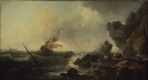 Tempête en mer