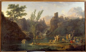 Le Matin, Baigneuses - Claude Joseph Vernet
