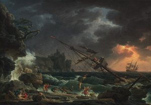 Le Naufrage, 1772 - Claude Joseph Vernet