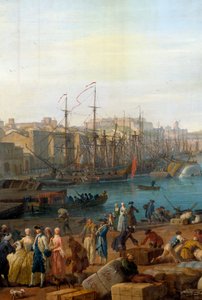 Le port de Marseille au XVIIIe siècle (détail) - Claude Joseph Vernet