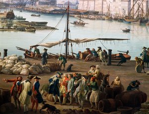 Troisième vue de Toulon, vue du vieux port du côté des magasins d