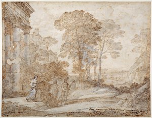 La rencontre entre Vénus et Énée, vers 1678 - Claude Lorrain