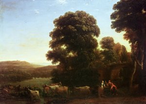 Un paysage pastoral - Claude Lorrain