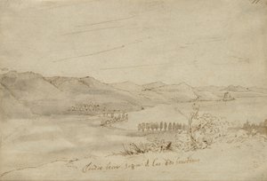 Vue du lac de Bracciano, vers 1638-39 - Claude Lorrain