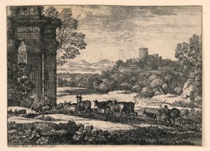 Bétail ramené à la maison sous une tempête - Claude Lorrain