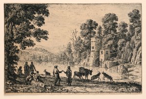 Danse sur la rive - Claude Lorrain