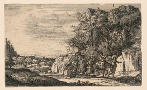 Fuite en Égypte - Claude Lorrain